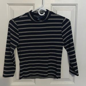 navy Forever 21 crop top - size M